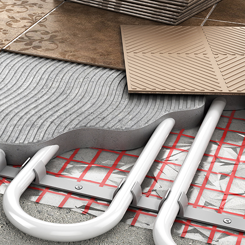 Bathroom tiling, kitchen tiling, conservatory tiling, underfloor